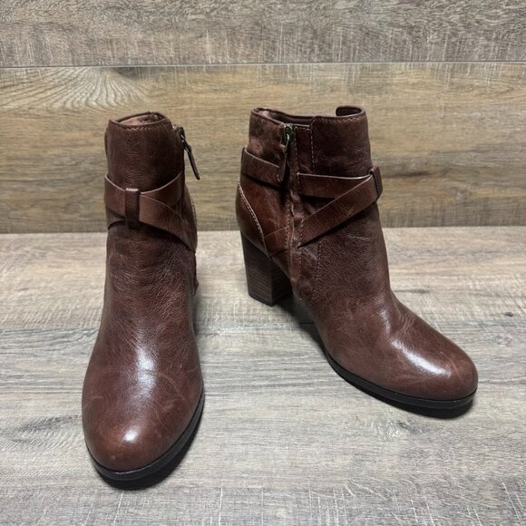 Cole Haan Grand OS Brown Leather Bootie Women's Size 7.5 - Picture 6 of 7